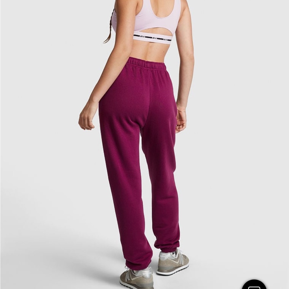 🆕 PINK Fleece High-Waist Gym Pant MEDIUM - Picture 4 of 12